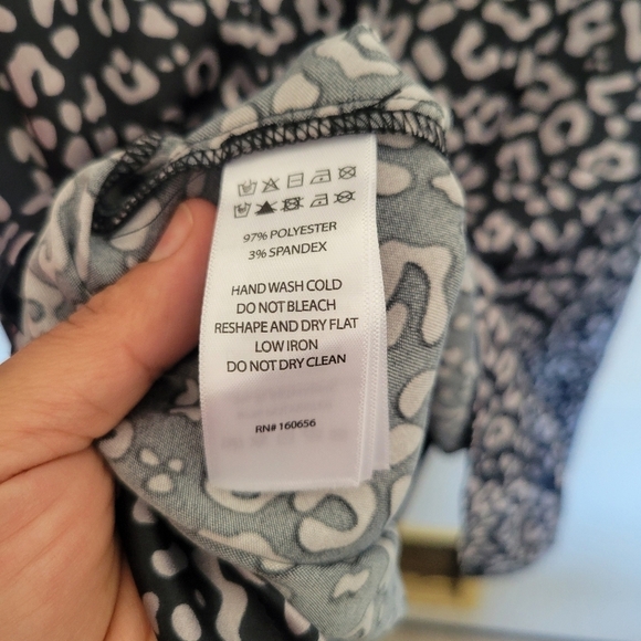 SINCERELY JULES Leopard Animal Print Satin Wrap Maxi midi Skirt Sz M NWOT - Picture 6 of 6